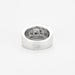 Bague 53 Bague Tank Moderne or blanc diamants 58 Facettes LP998/13