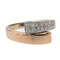 Bague 52 Bague Or blanc, Or rose Diamant 58 Facettes 2729081CN