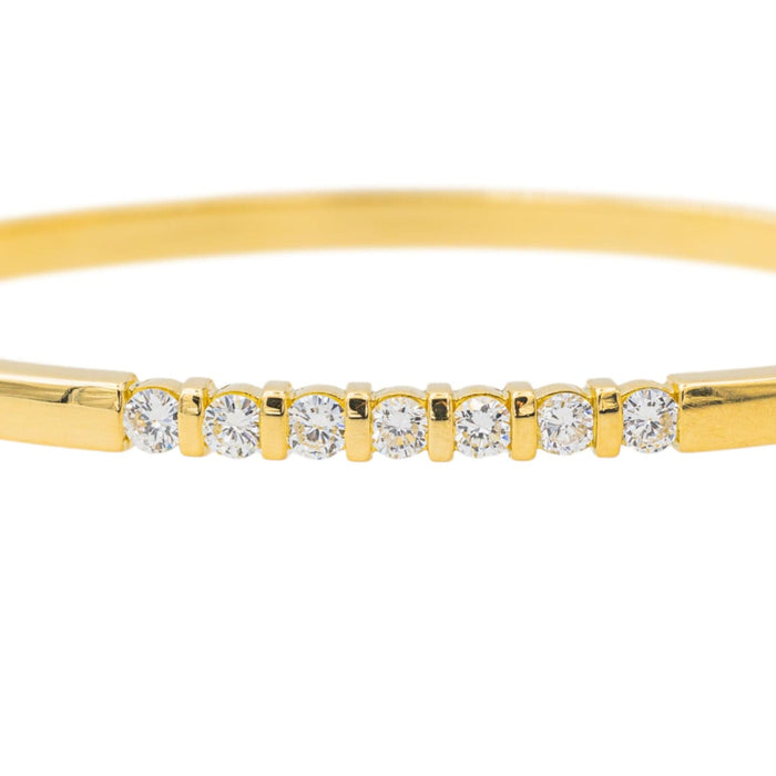 Bracelet Bracelet Jonc Or jaune Diamant 58 Facettes 3683017CN