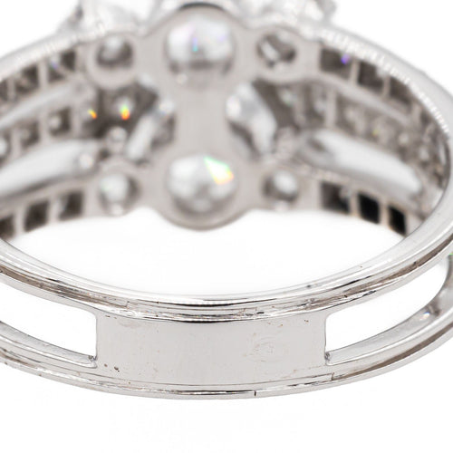 Bague 53 Bague Or blanc Diamant 58 Facettes 3083842CN