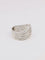 Bague 53 Bague vague vintage or blanc diamants 2,5ct 58 Facettes J19