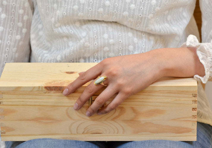 Bague 52 Bague vintage opale en or 14k 58 Facettes 26579