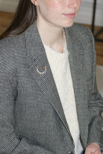 Broche Broche Napoléon III or rose et diamants 58 Facettes