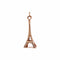 Pendentif Pendentif breloque tour Eiffel or rose 58 Facettes CVP161