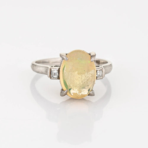 Bague 52 Bague diamant opale 2,75 ct platine 58 Facettes G11958