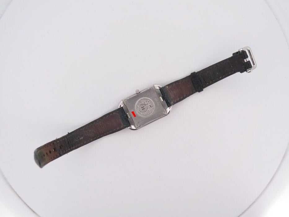 Montre montre HERMES cape cod pm 31 mm quartz acier palladie 58 Facettes 261833