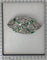 Broche Deco Dazzle : une broche vintage en platine et diamants 58 Facettes 22304-0133