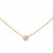 Pendentif Ginette NY Collier Mini diamond lotus on chain Or rose Diamant 58 Facettes 2595547CN