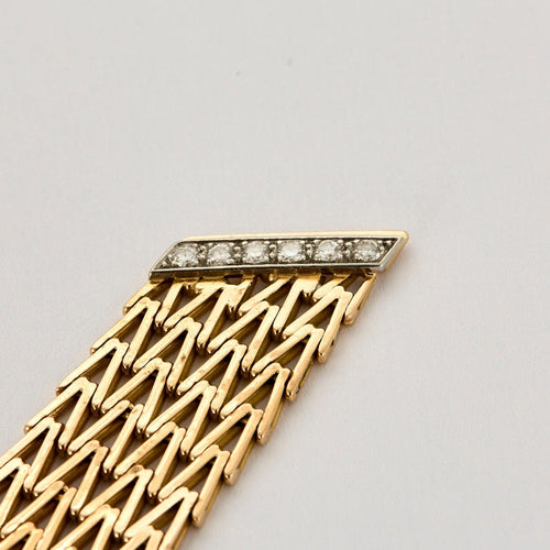 Bague 59,5 Bague or jaune motif de coeur 58 Facettes SOR1052