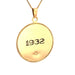 Pendentif Médaille Or Jaune 18k 1932 Vierge Marie 58 Facettes 2-PEE4-GS38448