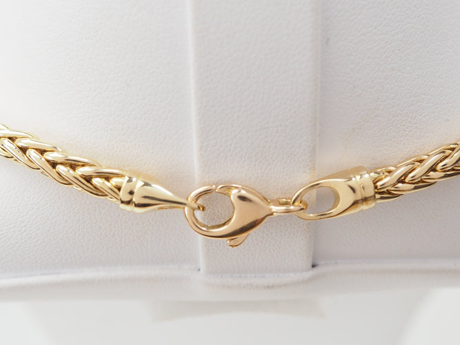 Collier Collier maille palmier en or jaune 58 Facettes 33446