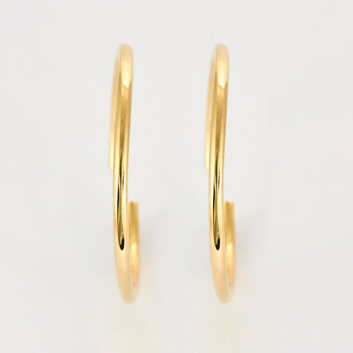 Anneaux d'oreilles or jaune 58 Facettes THI0203