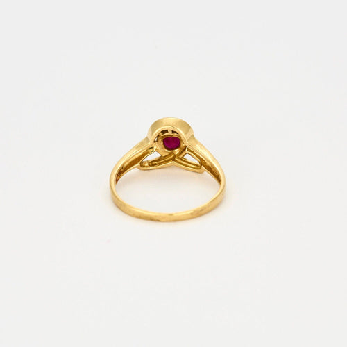 Bague Bague or jaune Rubis et diamants 58 Facettes LP1079/12