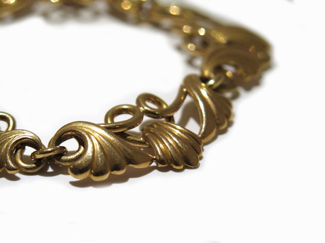 Collier ancien des années 40 en or jaune 58 Facettes