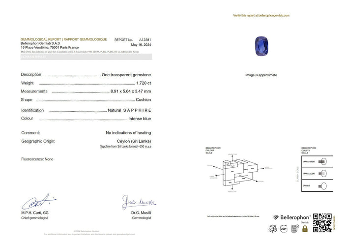 Bague 50 Bague marguerite ancienne or rose saphir coussin diamants 58 Facettes 1040.9