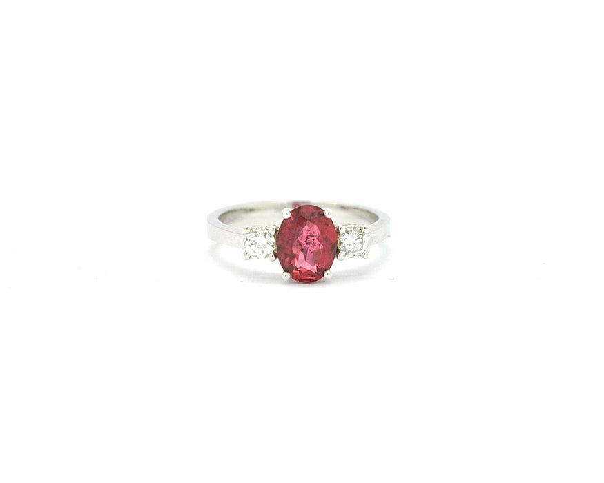 Bague Bague rubellite et diamant 58 Facettes