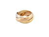 Bague 62 bague CARTIER trinity gm 3 ors 1997 en or 58 Facettes 263304