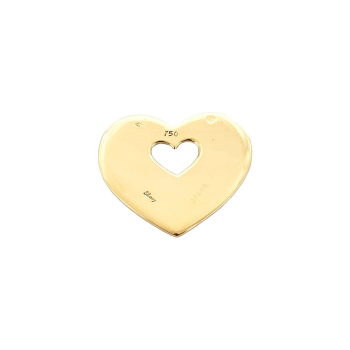 Pendentif PENDENTIF POIRAY "COEUR SECRET" OR JAUNE. 58 Facettes BO/240009