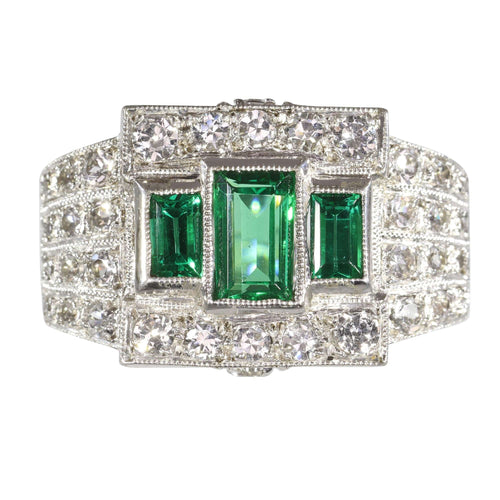 Bague 54 Voyager avec style : l'histoire des bagues vintage dupliquées 58 Facettes 16281-0017