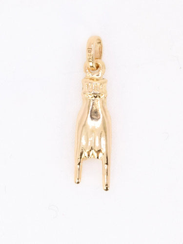 Pendentif Pendentif Charms main signe des cornes or jaune 58 Facettes 1099.15