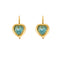 Boucles d'oreilles Boucles d'oreilles dormeuses or jaune et topazes 58 Facettes GAP1533
