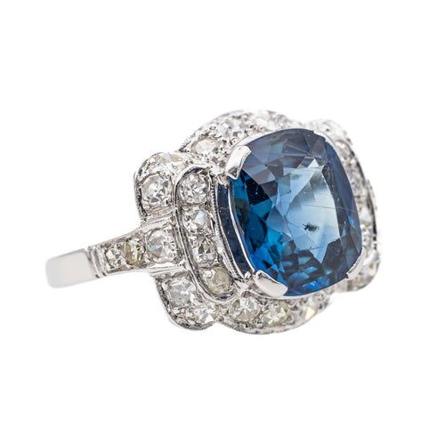 Bague 48 Bague Platine Saphir 58 Facettes 3411140CN