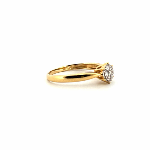Bague 54 Solitaire Or Jaune  Diamants 58 Facettes 99-GS38386-1
