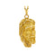 Pendentif Pendentif en or jaune avec visage du Christ 58 Facettes 36598