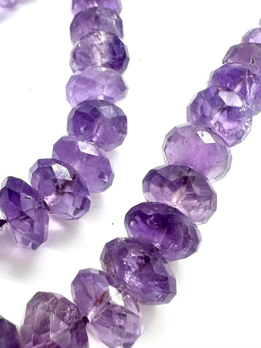 Collier Collier en améthyste à facettes 58 Facettes