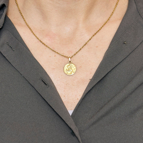 Pendentif Médaille Saint Christophe 58 Facettes RSY0394