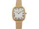 Montre vintage montre baume & mercier carree extra plate or jaune mecanique 58 Facettes 260383