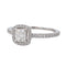 Bague 52 Messika Bague Solitaire M-love coussin Or blanc Diamant 58 Facettes 3298647CN