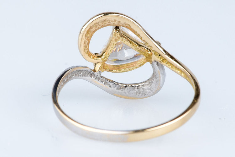 Bague 52 Bague en or bicolore 58 Facettes BGOXVY51