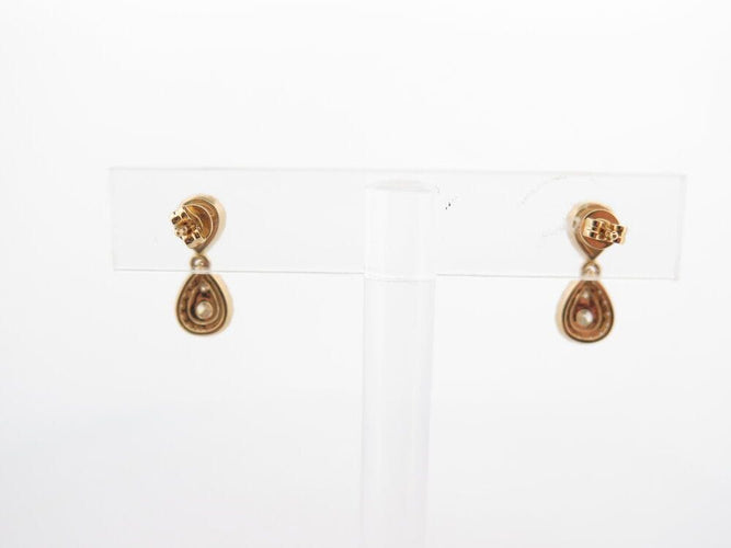 Boucles d'oreilles boucles d'oreilles es 58 diamants 0.85ct or jaune 18k 4.4gr s 58 Facettes 268063