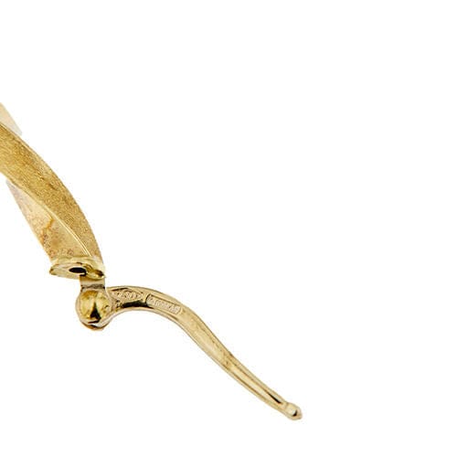 Boucles d'oreilles créoles Torchon