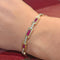 Bracelet Bracelet en or jaune, rubis et diamants 58 Facettes 33380