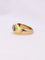 Bague 53 Bague jonc vintage godrons or jaune diamants taille ancienne 0,7 ct 58 Facettes J391