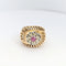 Bague 52 Bague or rose et rubis 58 Facettes 28993