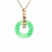 Pendentif Pendentif Or Jaune, Diamant, Jade 58 Facettes 2-PEB1-GS32226-15