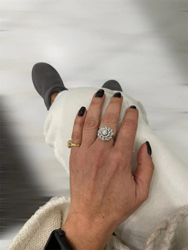 Bague 49 Bague en or avec diamants Estate 58 Facettes