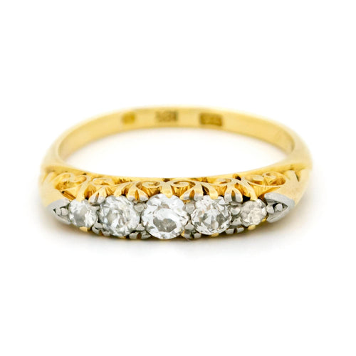 Bague 54 Bague rangée d'or et de diamants 58 Facettes ABC794FCE91E4FDFA54DF932F88E235B