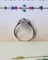Bague 53.5 Bague Rectangle Art Déco Diamants et Saphirs 58 Facettes A11588