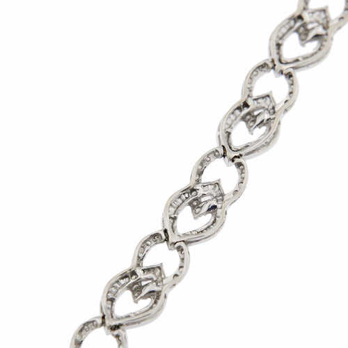 Bracelet Bracelet motifs navette diamants 58 Facettes 30428