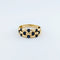 Bague 57 Bague en or jaune et saphirs 58 Facettes 33376