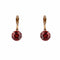 Boucles d'oreilles Boucles d'oreilles dormeuses grenats 58 Facettes 25-096