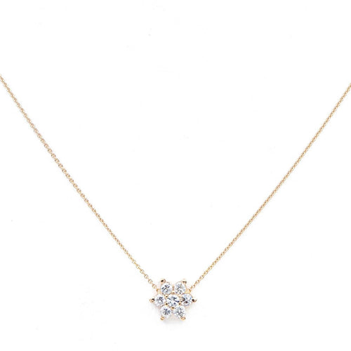 Pendentif Ginette NY Collier Diamond Star Necklace Or rose Diamant 58 Facettes 2394625CN