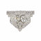 Broche clip Art Déco en platine et diamant 58 Facettes 24170-0331