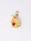 Pendentif maison vintage or jaune rubis 58 Facettes 1087.11