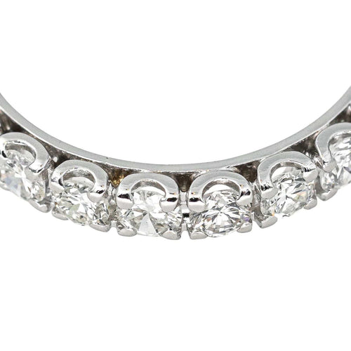 Bague 52 Bague Alliance américaine Or blanc Diamant 58 Facettes 4655213RV