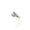 Bague 54 Bague or blanc et diamants 58 Facettes Z1351017